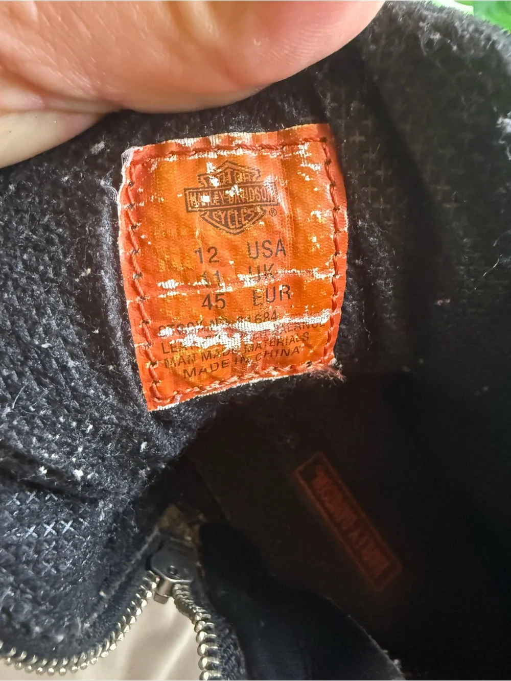 Harley-Davidson Black Leather Lace-Up & Buckle Boots
